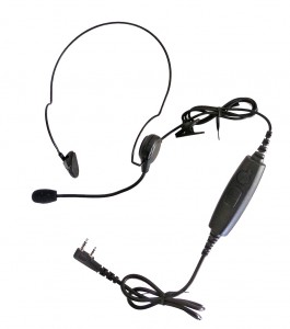 Leichte Mikrofongarnitur KEP-620-K mit Nackenbügel