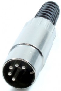 5pol-DIN-Stecker Metall
