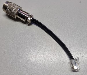 Mikrofonadapter 6pol.-GDCH-Buchse auf DNT-6pin-Modular