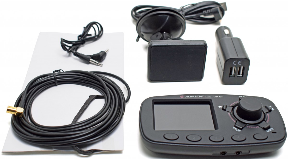 ALBRECHT DR 57 DAB+/Bluetooth Auto Radio Adapter User Manual